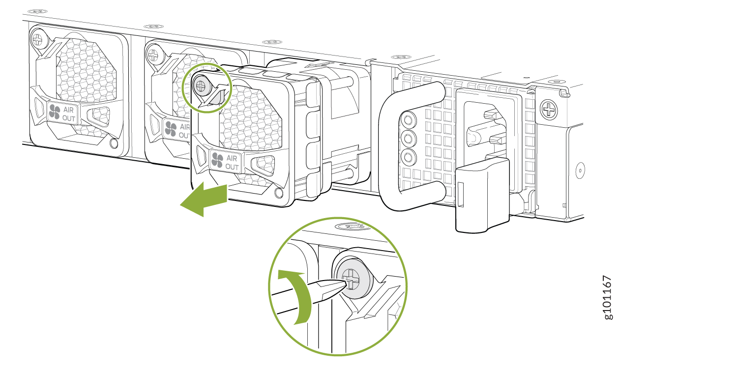 Remove a Fan Module from an ACX7100-48L Router