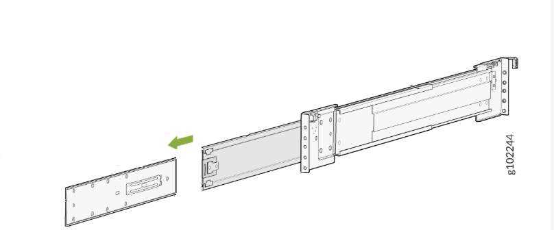 Detach the Telescopic Rail Bracket