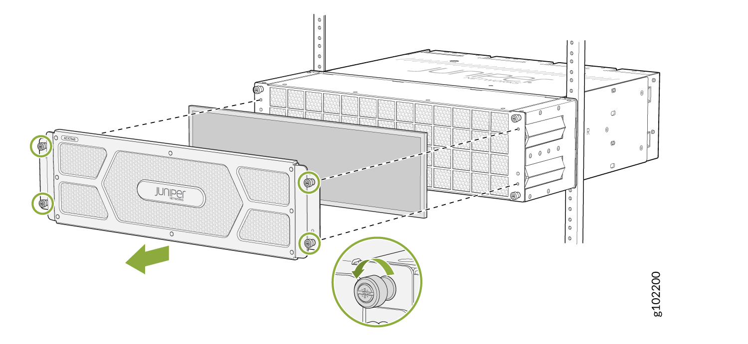 Remove the Air Filter from the Chassis