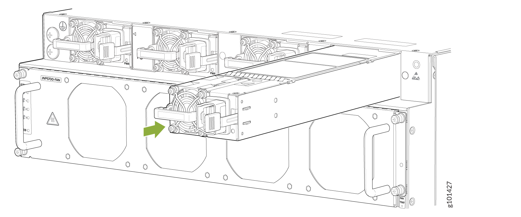 Installing an ACX7509 AC/HVDC Power Supply