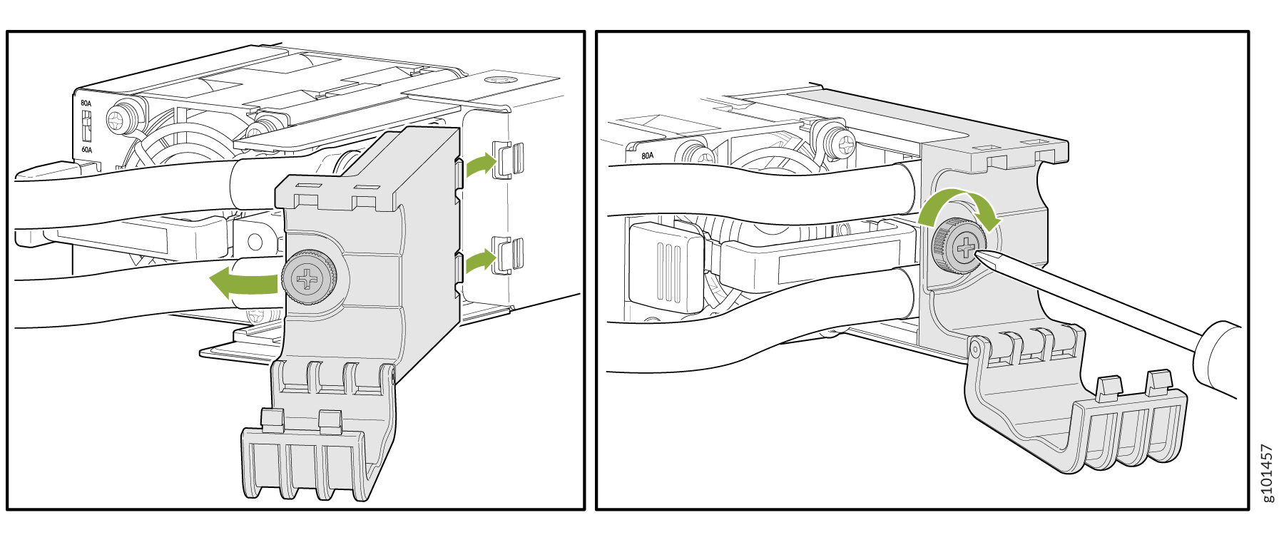 Reattaching the Cable Manager Latch