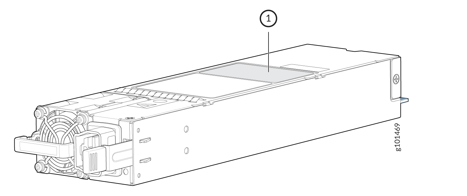 ACX7509 AC/HVDC PSM Serial Number Label
