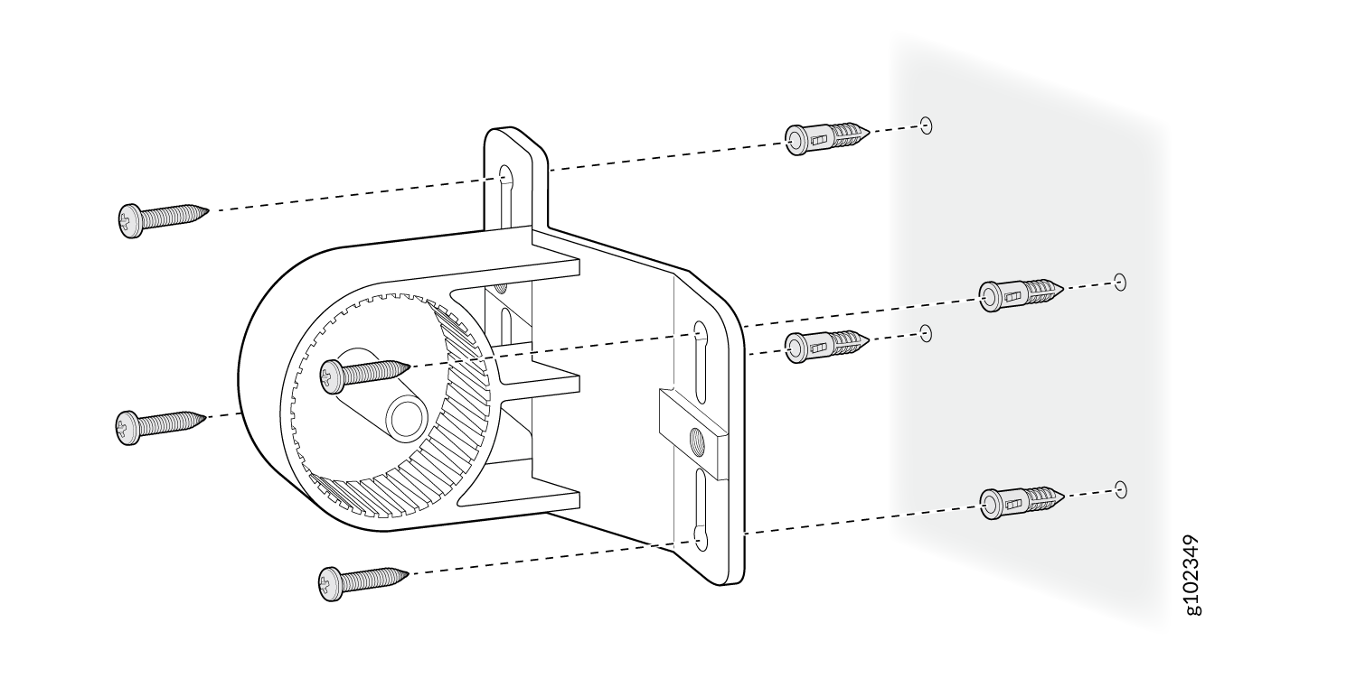 Install the T-Form Bracket on the Wall
