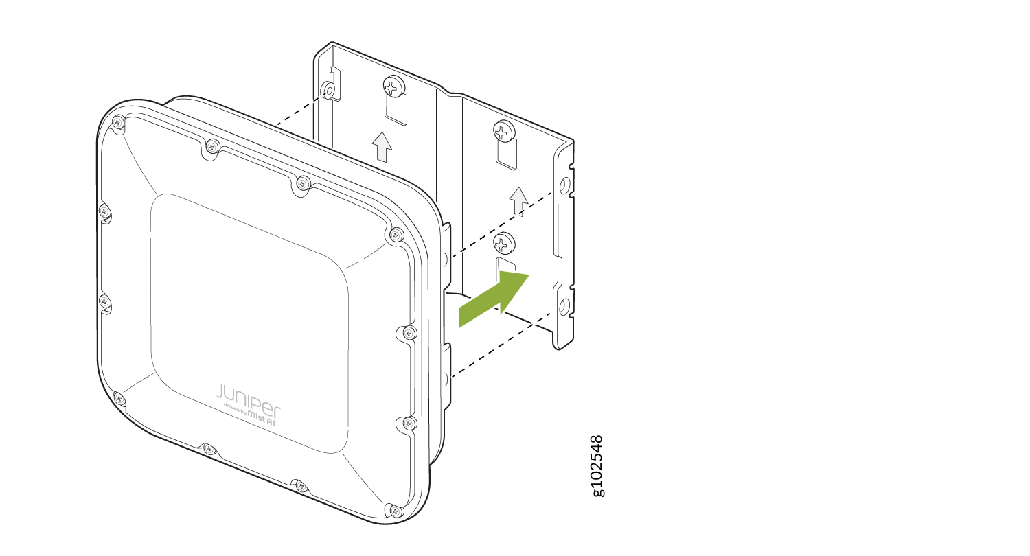 Attach the AP64 to the APOUTBR-FM2