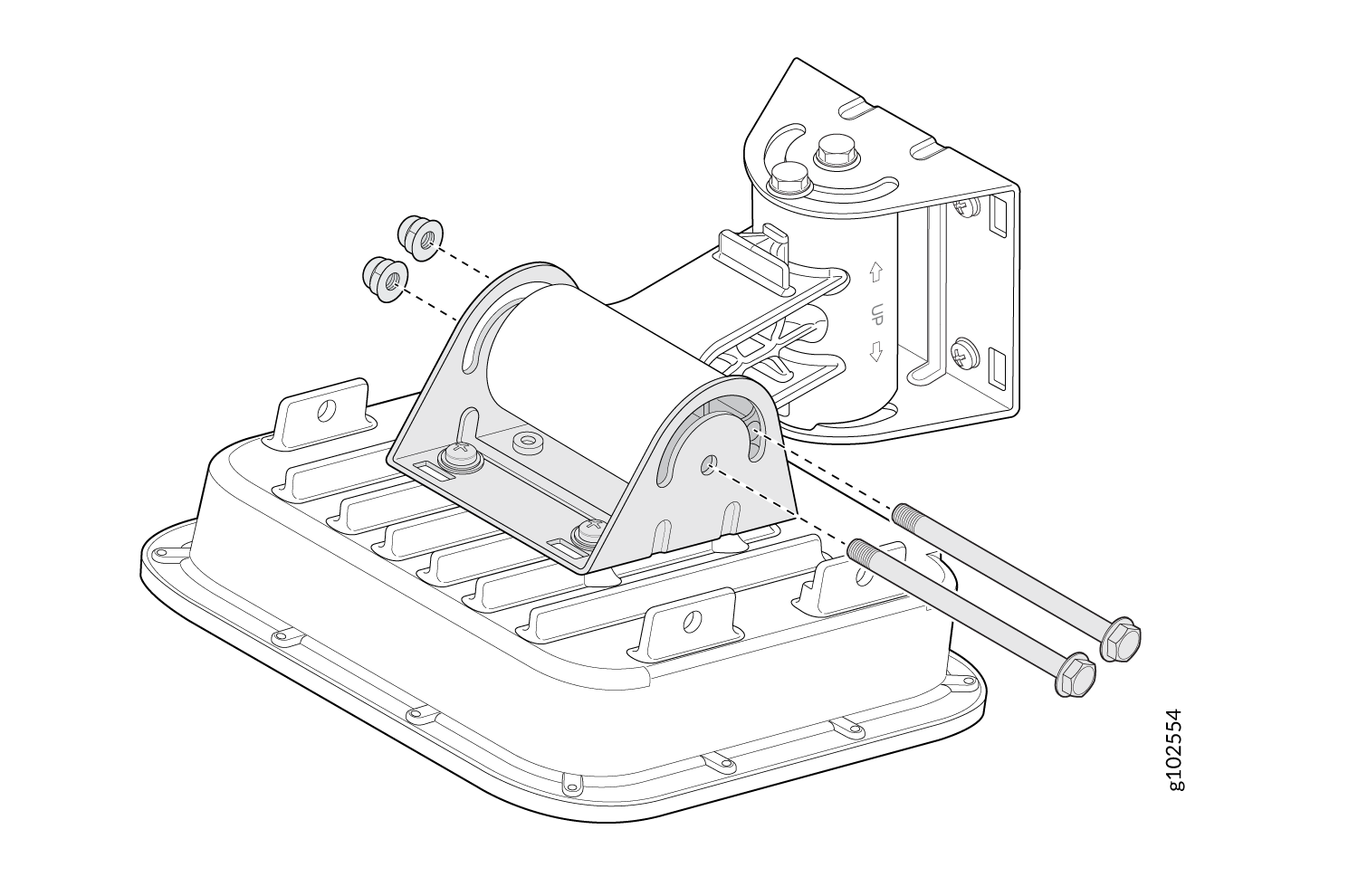 Mount the AP64 on a Wall (Articulating Mount)
