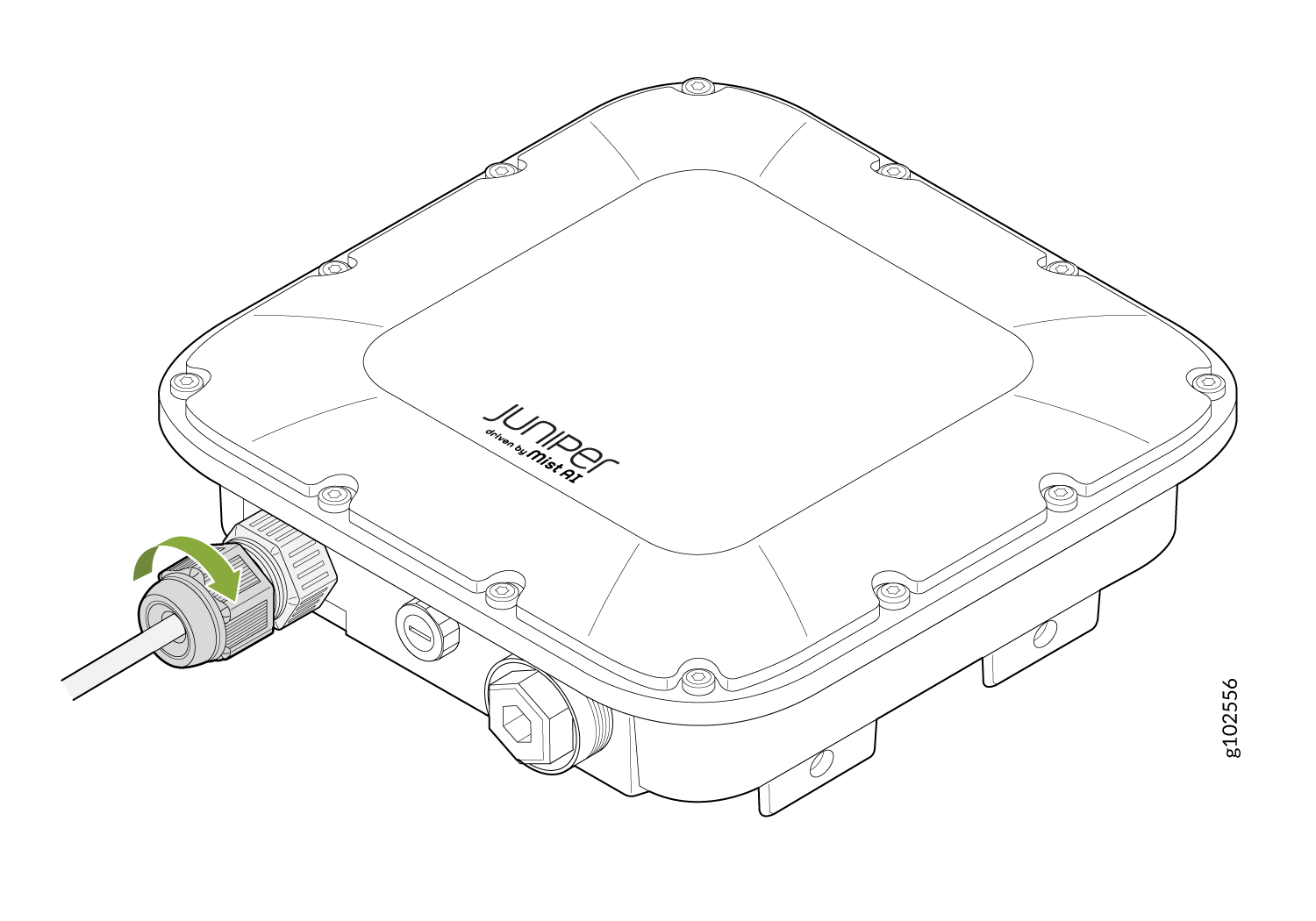 Attach a Cable Gland to the AP64