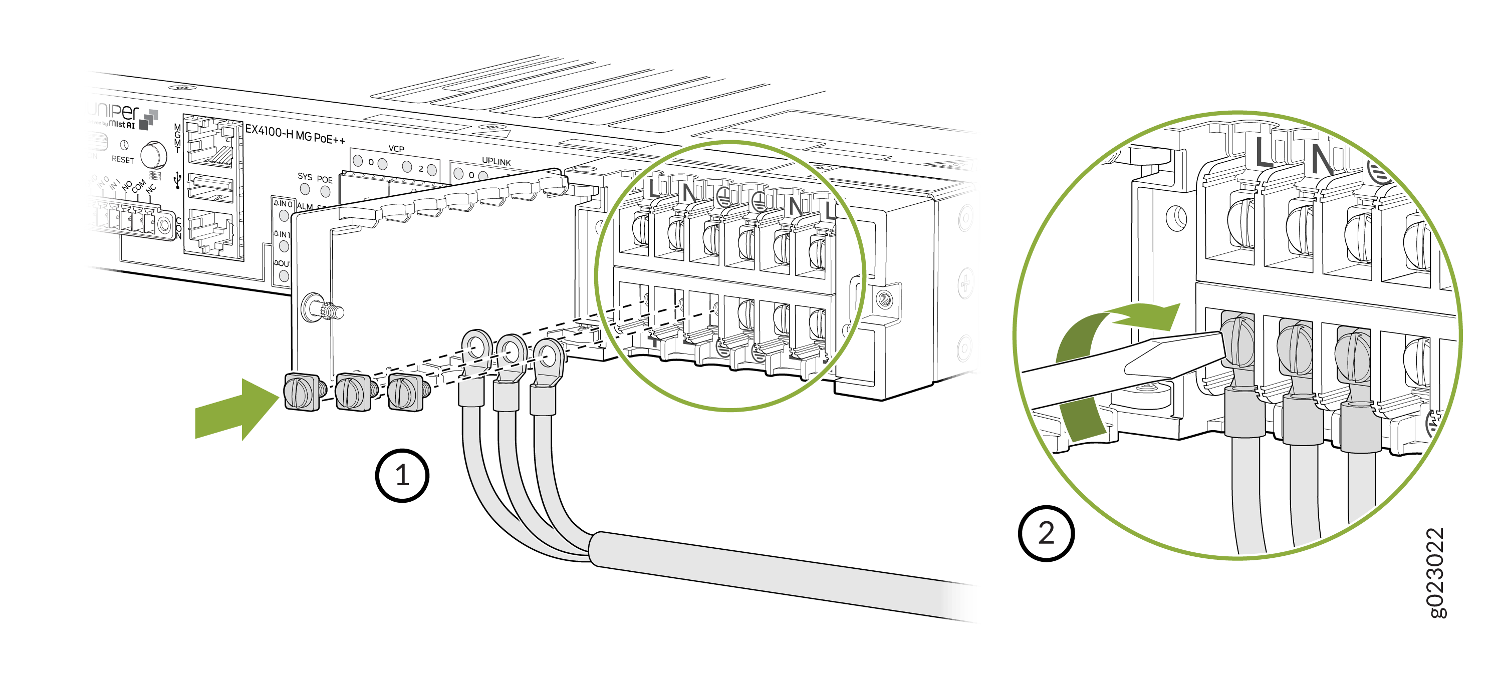 Connect DC PSU to power