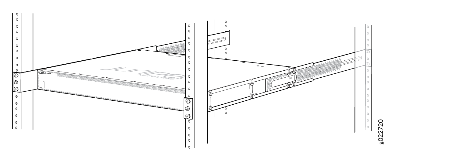 Chassis Fully Installed in Rack