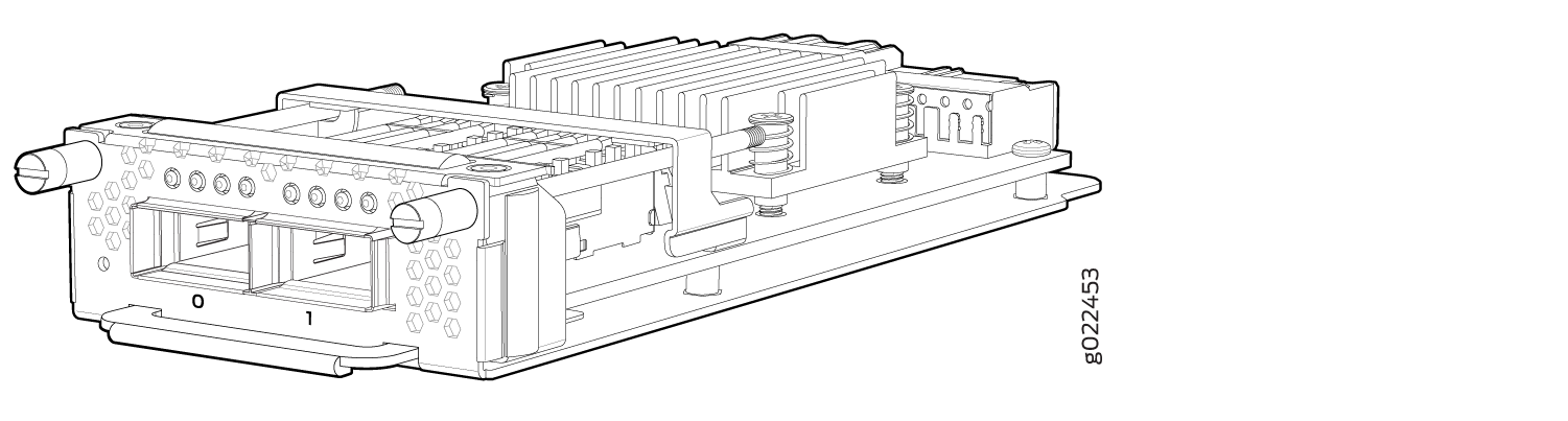 Modular connector schematic with slots and pins; part number 8022453 for electrical or data connections.