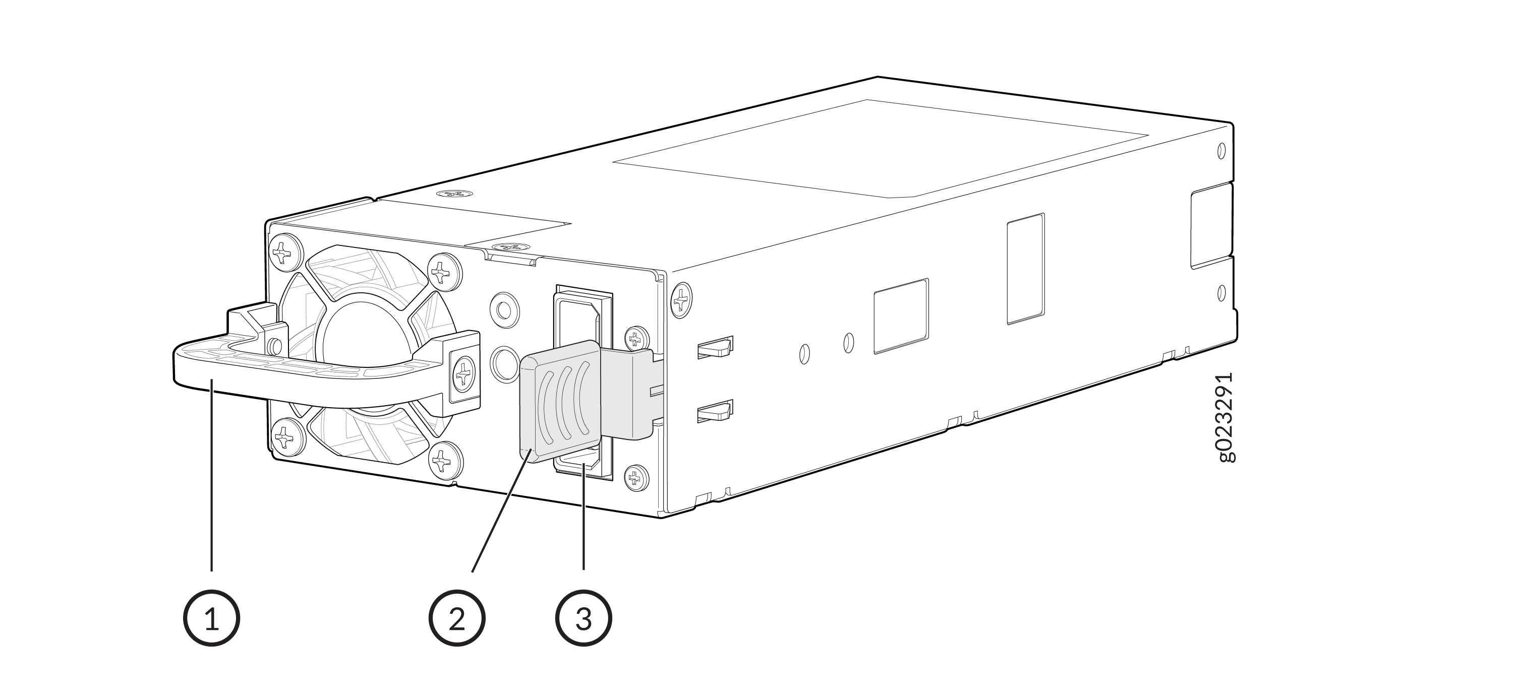 2000 W DC Power Supply for EX4400 Switches
