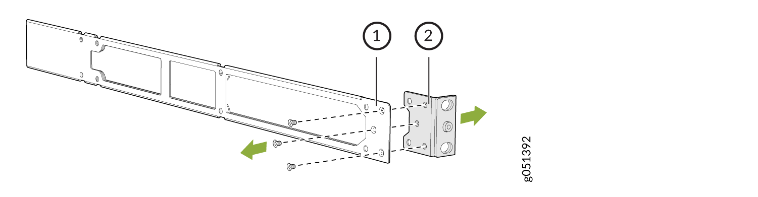 Unscrew and Detach the L-Shaped Bracket from the Side Rail