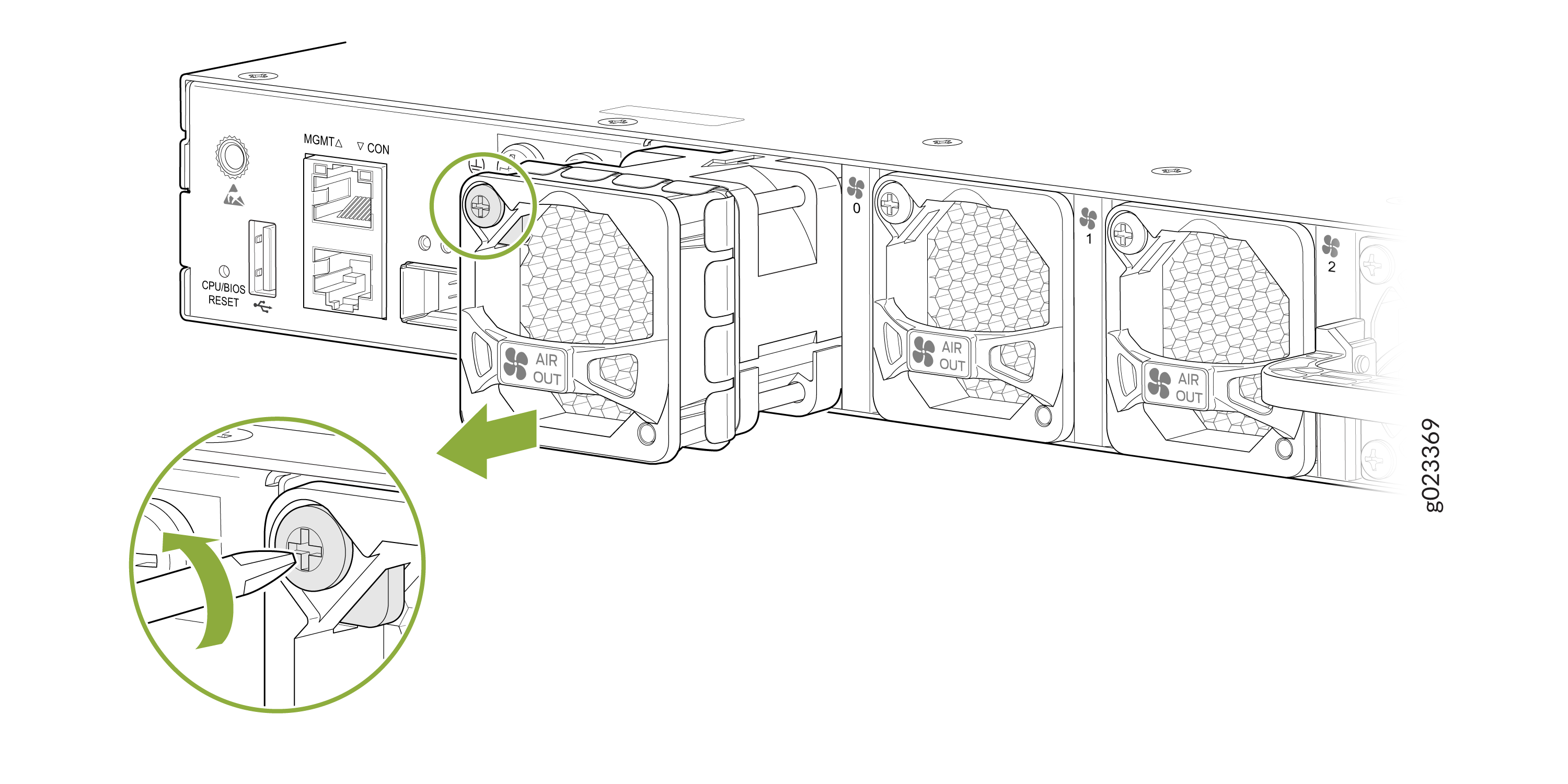 Remove a Fan Module
