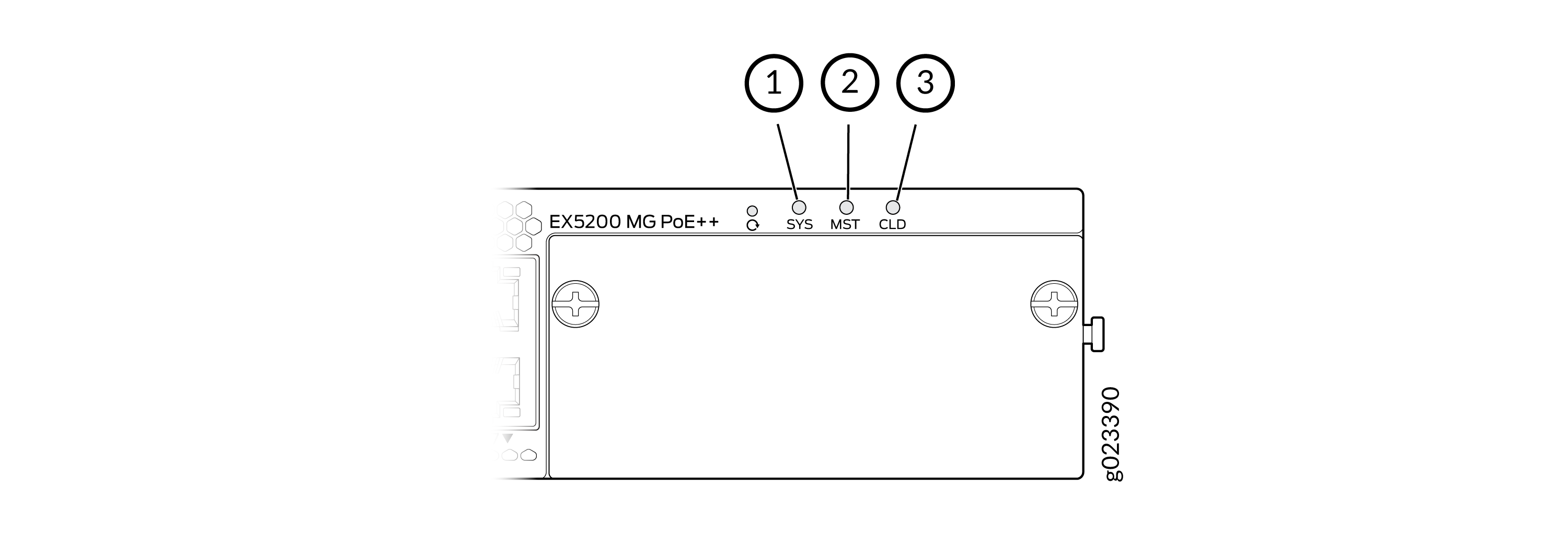 Chassis Status LEDs
