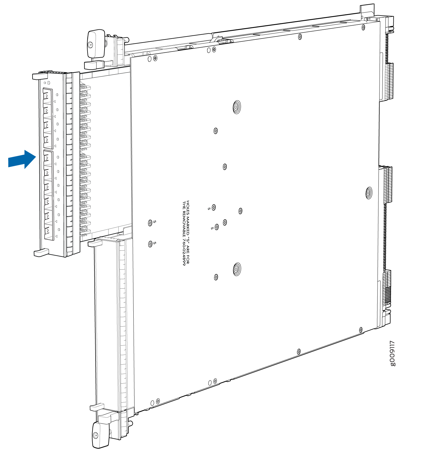 Installing an EX9200-10XS-MIC or EX9200-20F-MIC