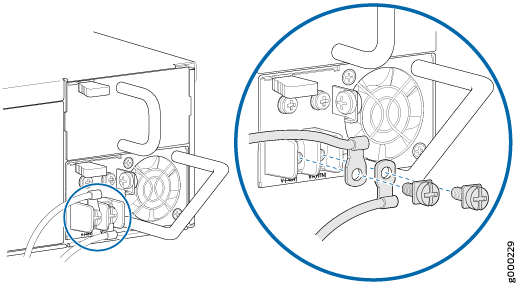 Connecting a DC Power Supply Module