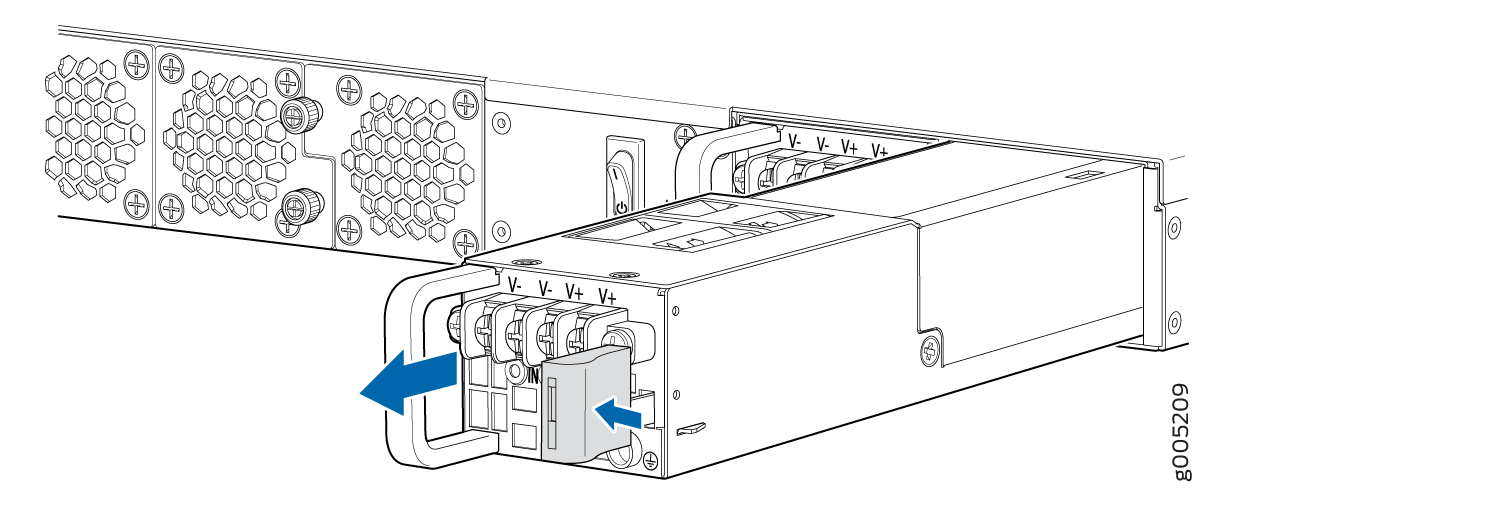 Removing a DC Power Supply