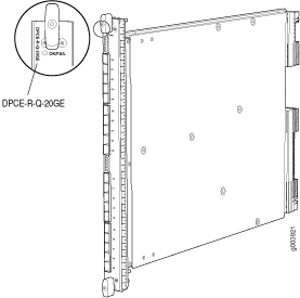 Technical drawing of rack-mount server rail system with measurements and labels. Close-up inset shows locking mechanism labeled DOOR-CLIP.