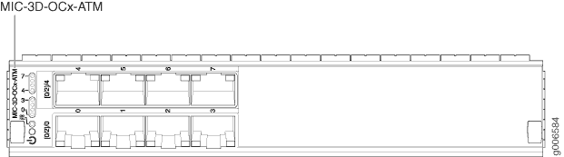 Technical drawing of an electronic module with labeled connectors MK-3D-OC-2-M and MBIO, showing circuit layouts.