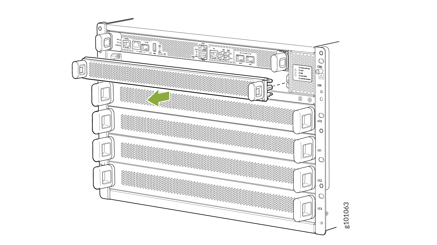 Removing a Routing and Control Board Cover Panel