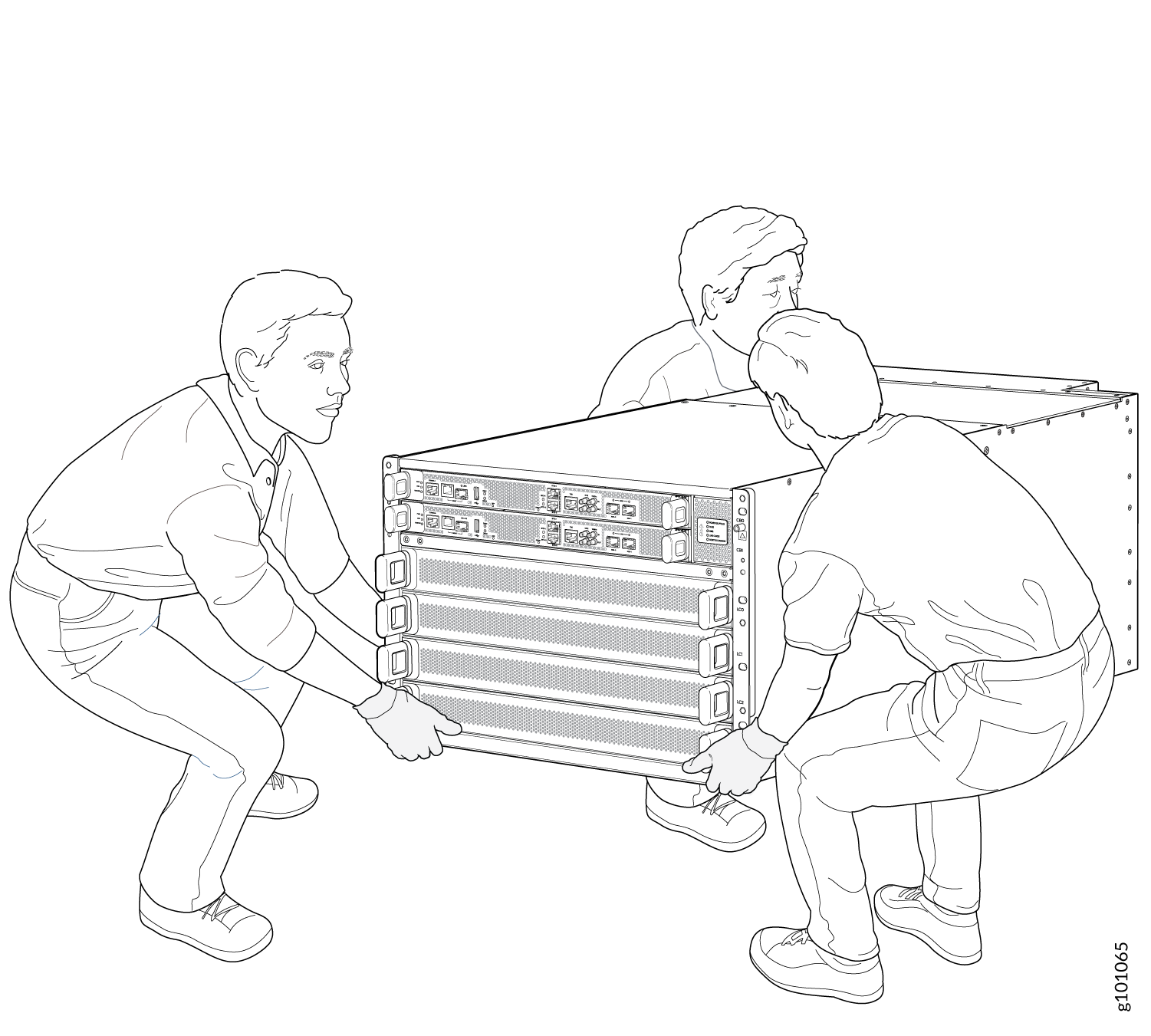 Lift the MX10004 Manually
