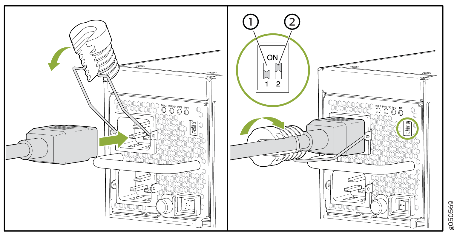 Power Cord and Retainer Clip