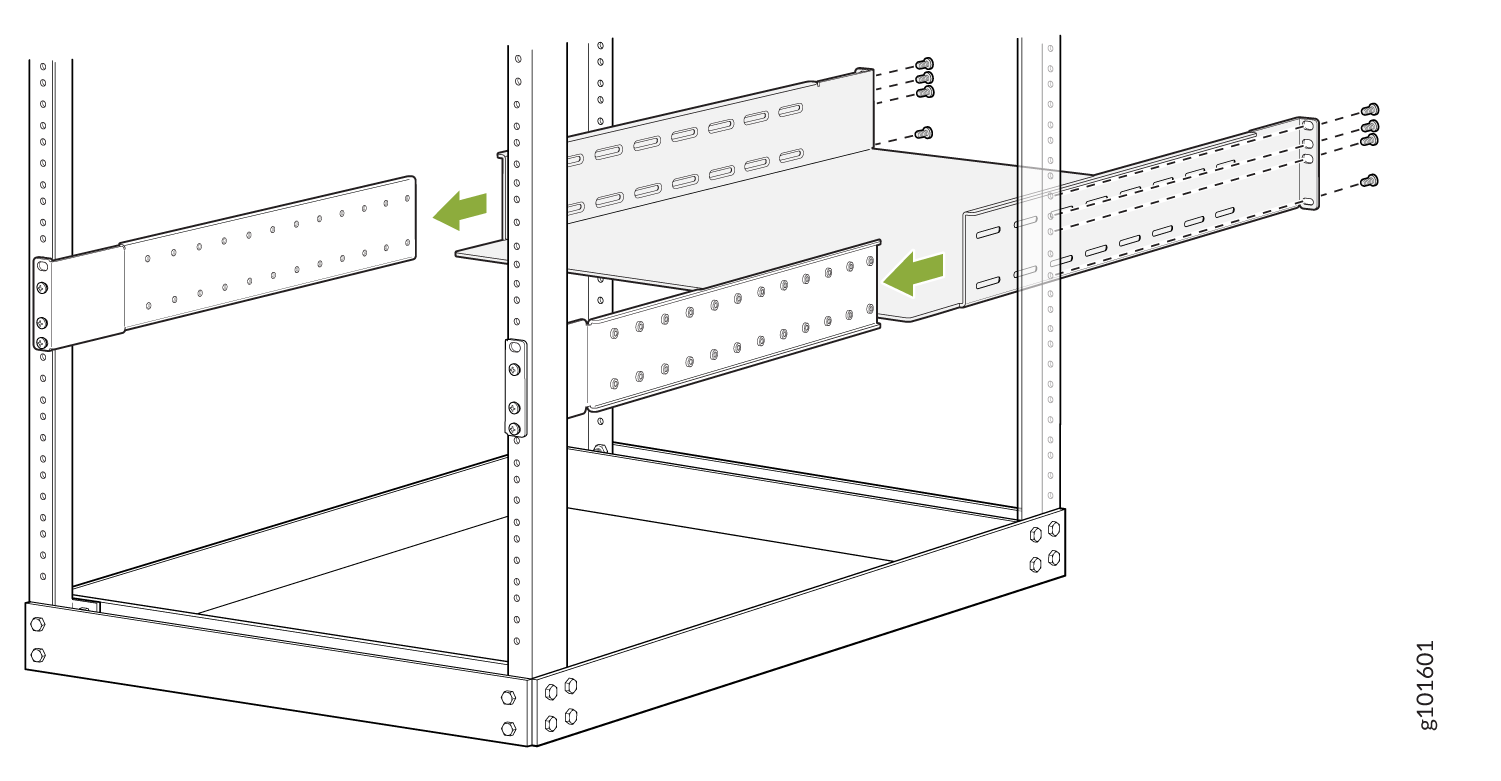 Attach the Mounting Tray