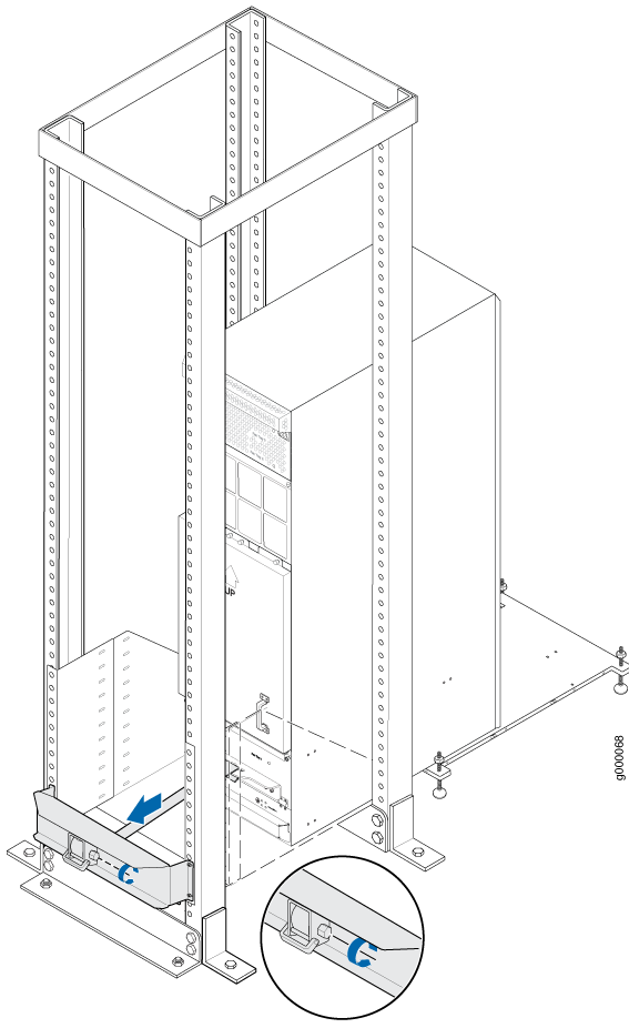 Pulling the MX2010 into the Rack