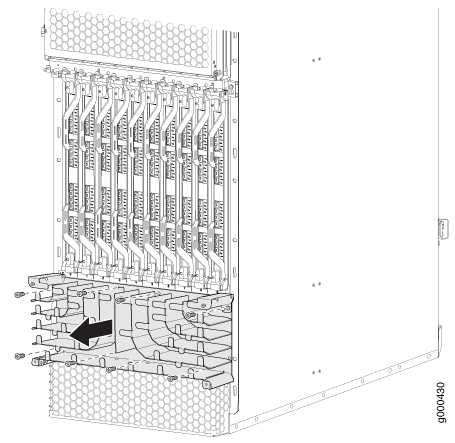 Removing the Extended Cable Manager