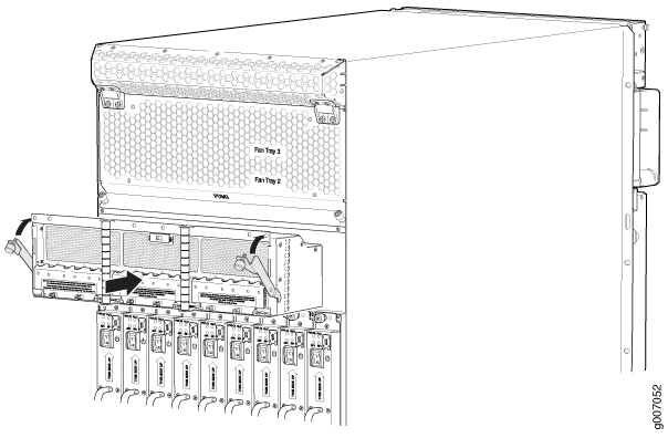 Installing an MX2020 Router DC Power Distribution Module