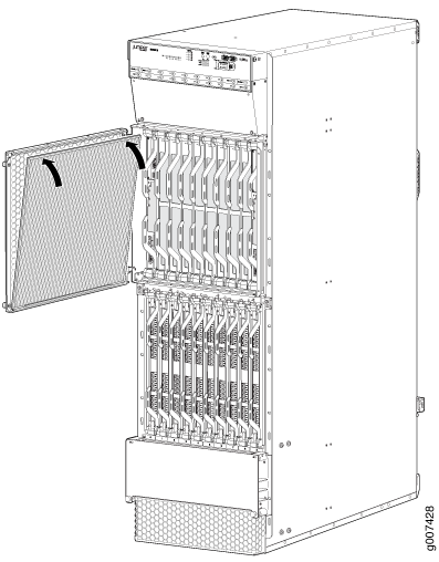 Installing the Card-Cage Cable Manager Air Filter