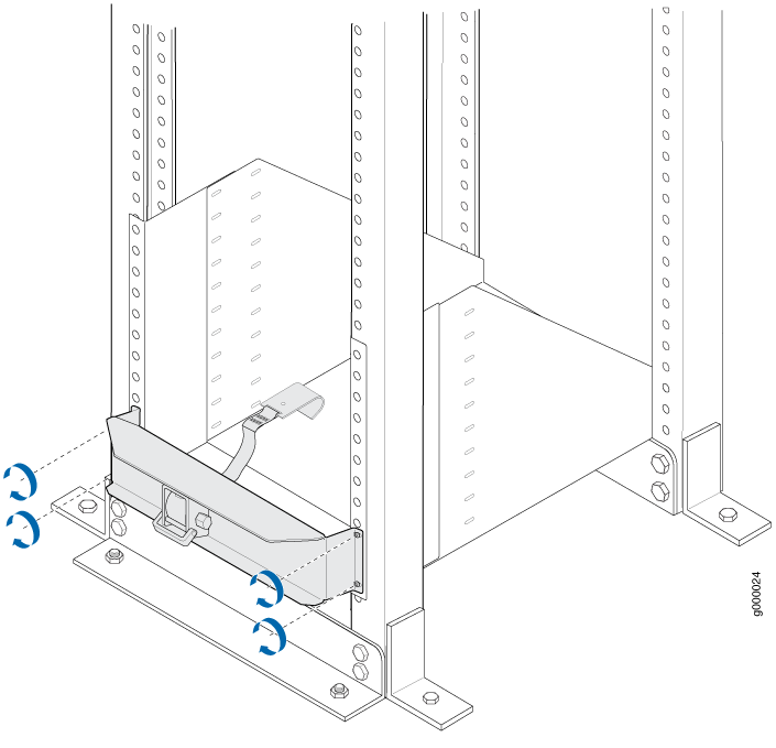 Installing Winch Mount Bracket to Rack Rails