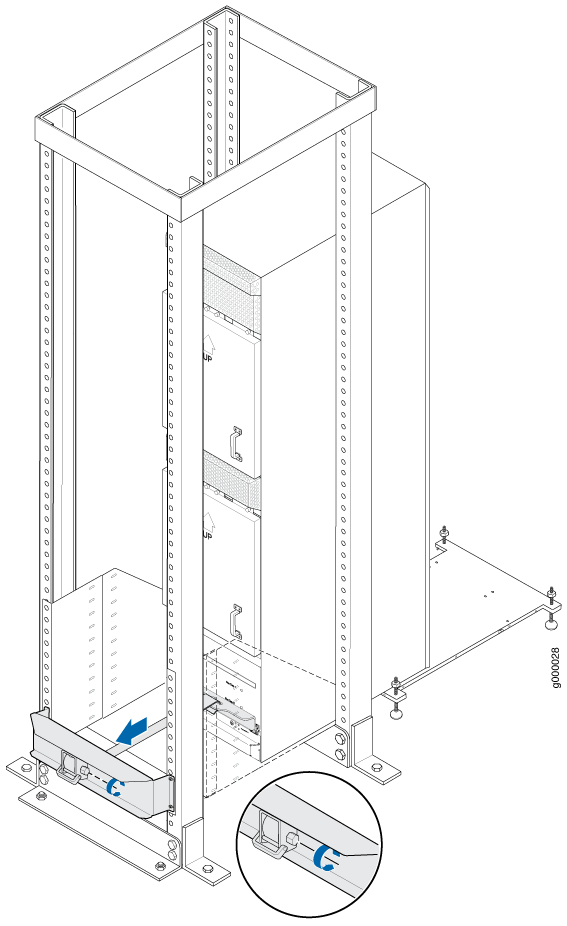 Pulling the MX2020 into the Rack