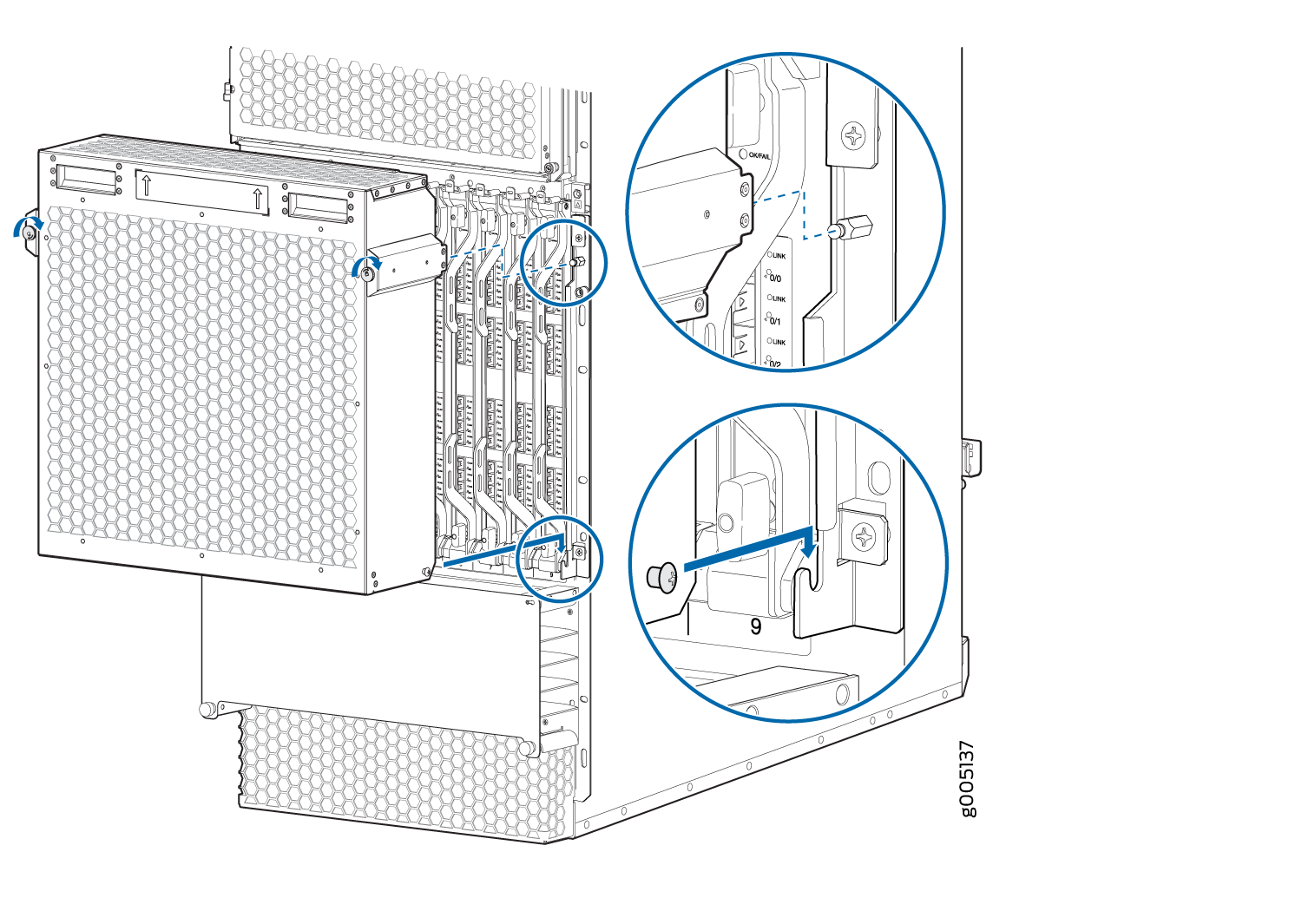 Installing the Extended EMI Card Cage Cover