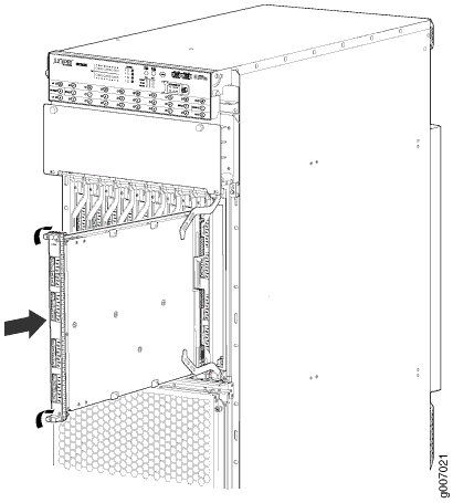 MPC Installed in the MX2020 Router