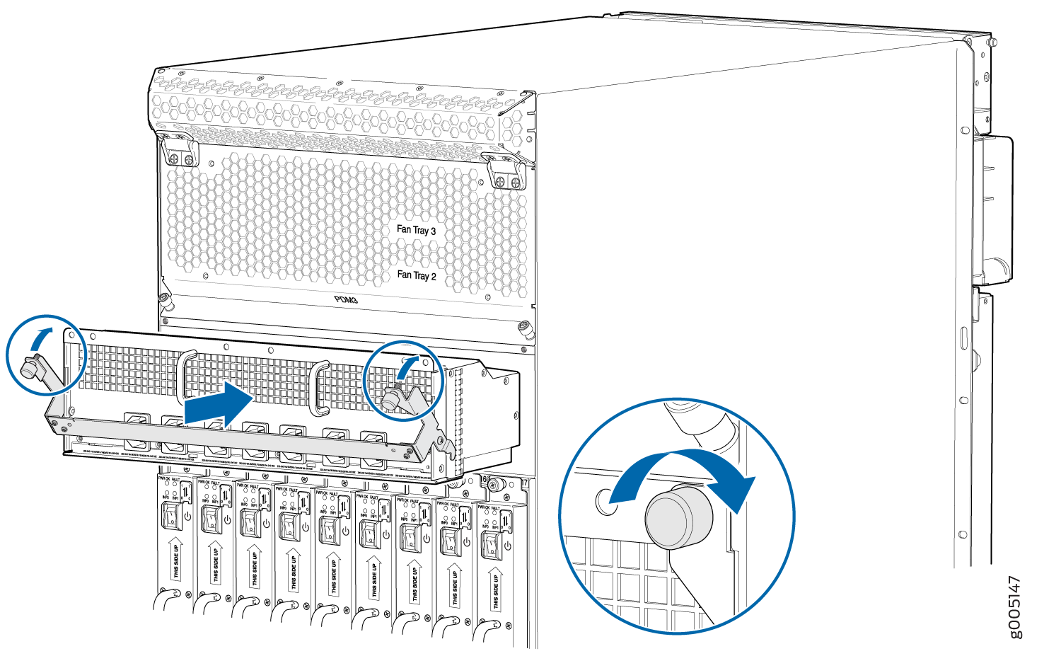 Inserting the PDM into the Chassis
