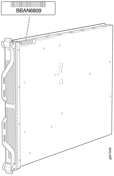 SFB Serial Number Label