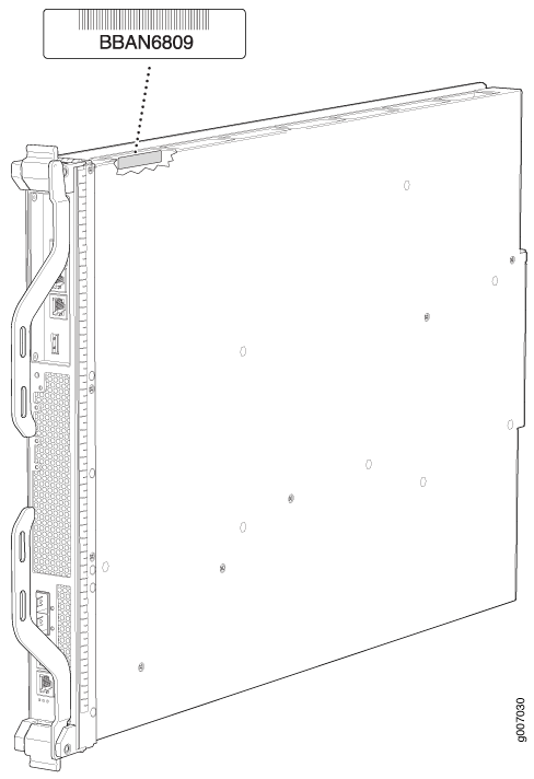 CB-RE Serial Number Label