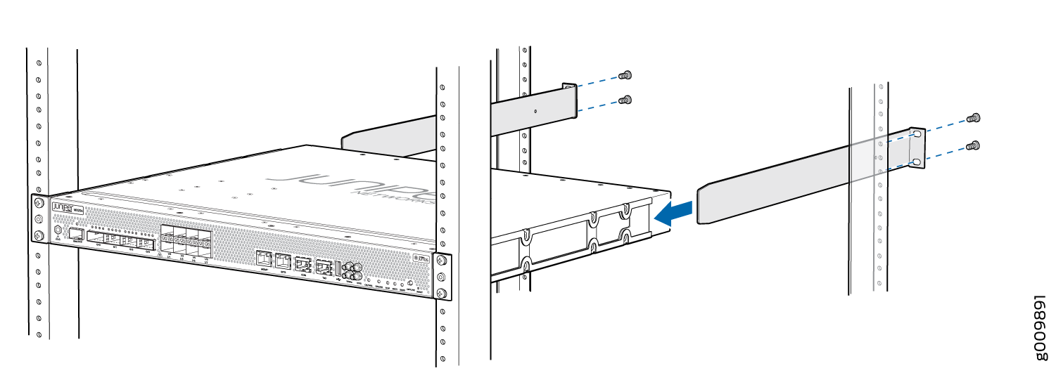 Installing the Rear-Mounting Brackets