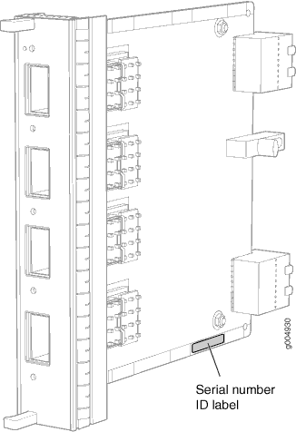4-Port MIC Serial Number Label