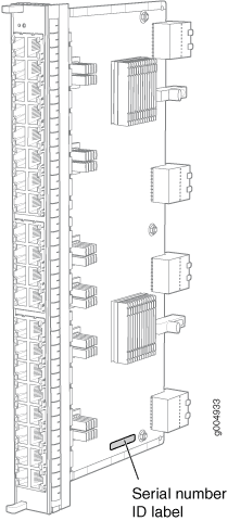 40-Port MIC Serial Number Label
