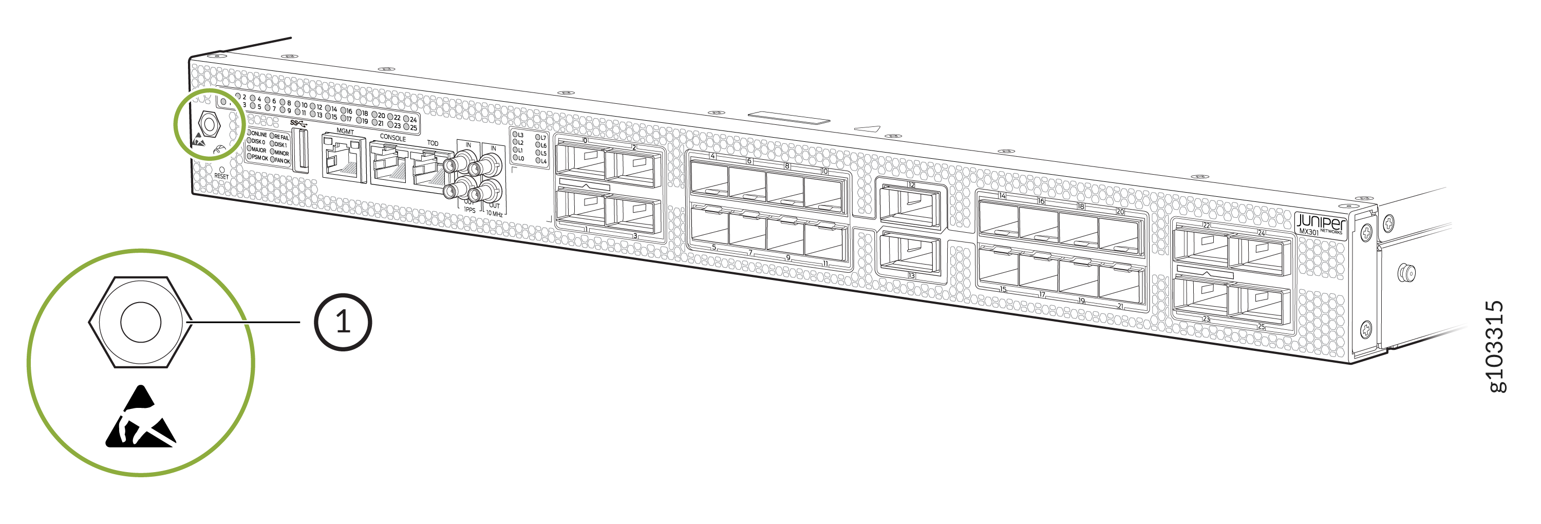 Chassis ESD Point