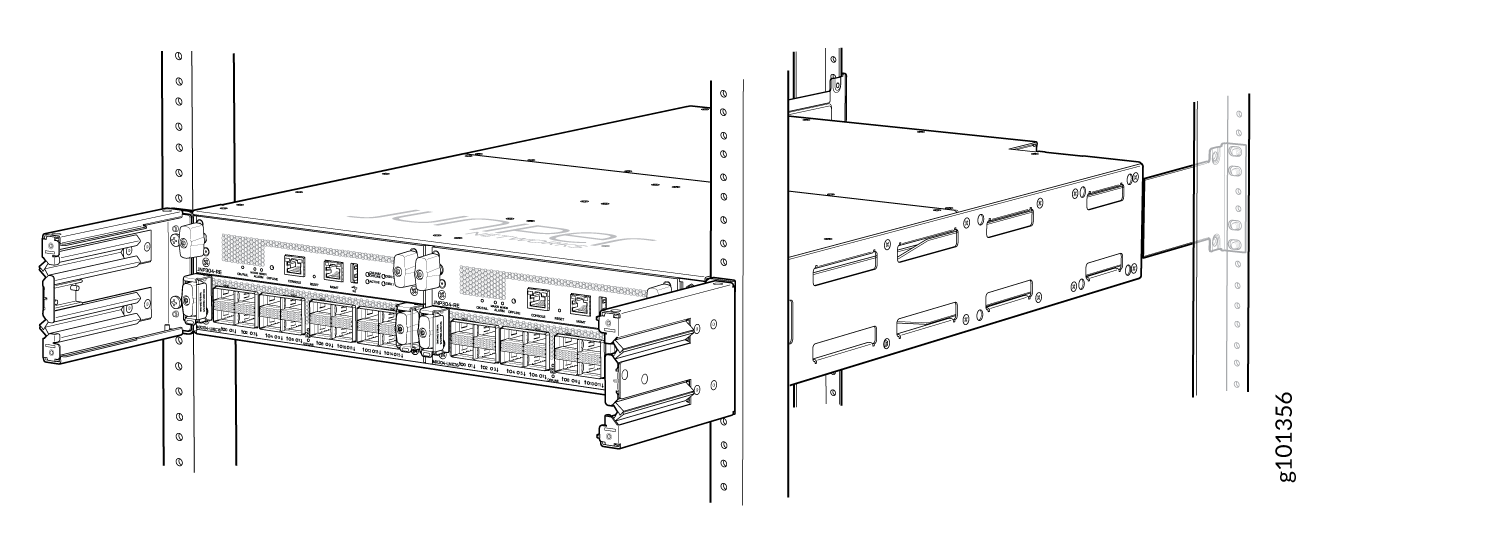 Secure the Chassis in the Rack