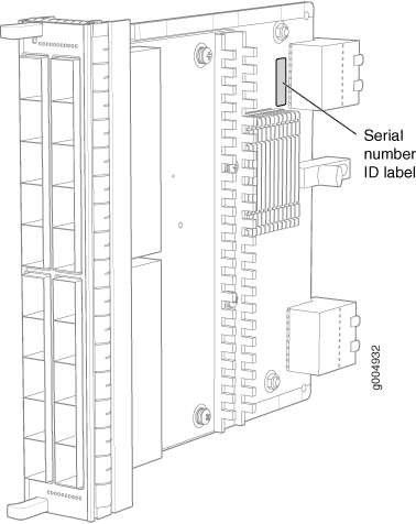 20-Port MIC Serial Number Label