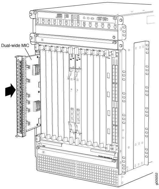Installing a Dual-Wide MIC