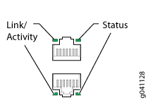 LEDs on the Network Port