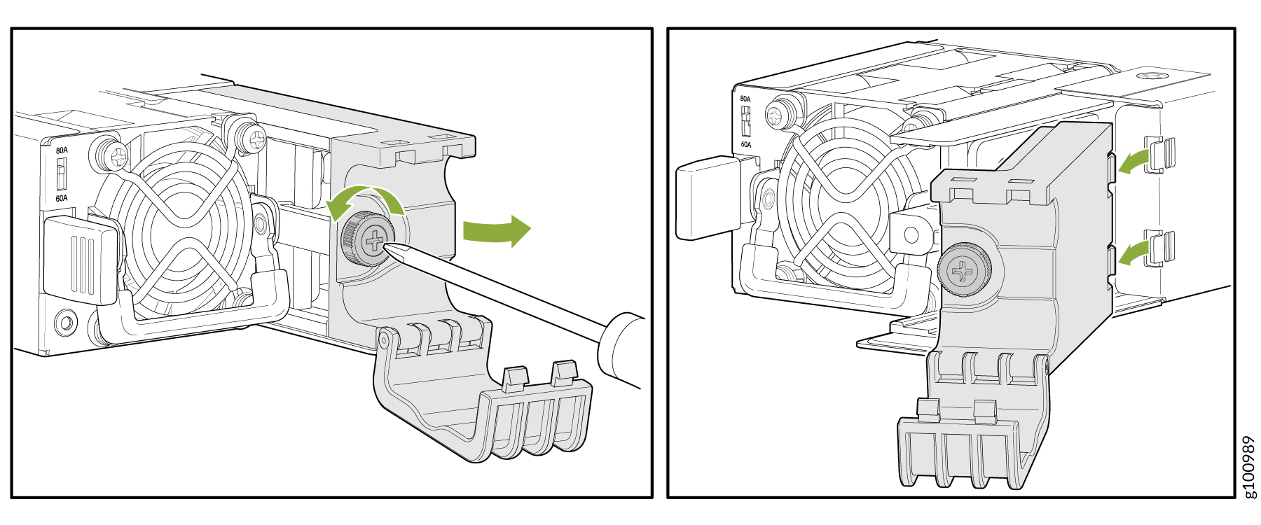 Loosen the Cable Manager Latch
