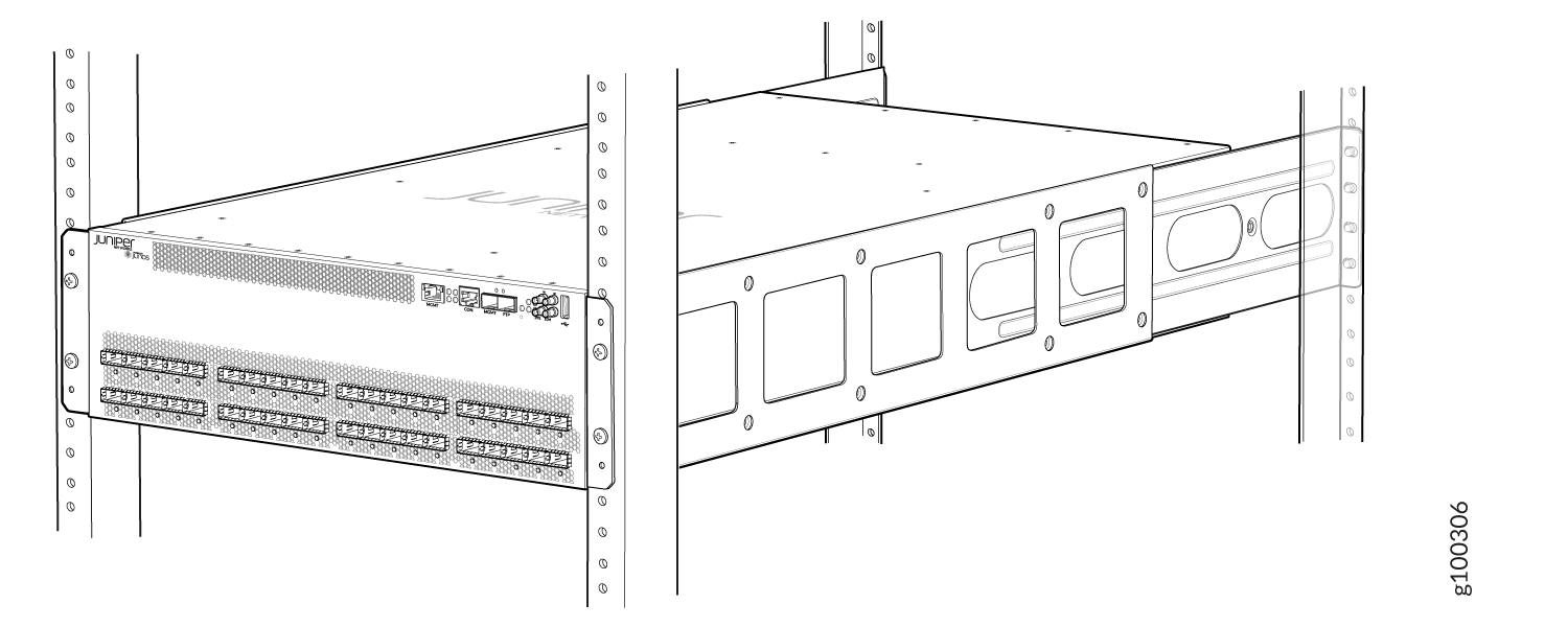 PTX10003 Secured in Rack (PTX10003-80C)