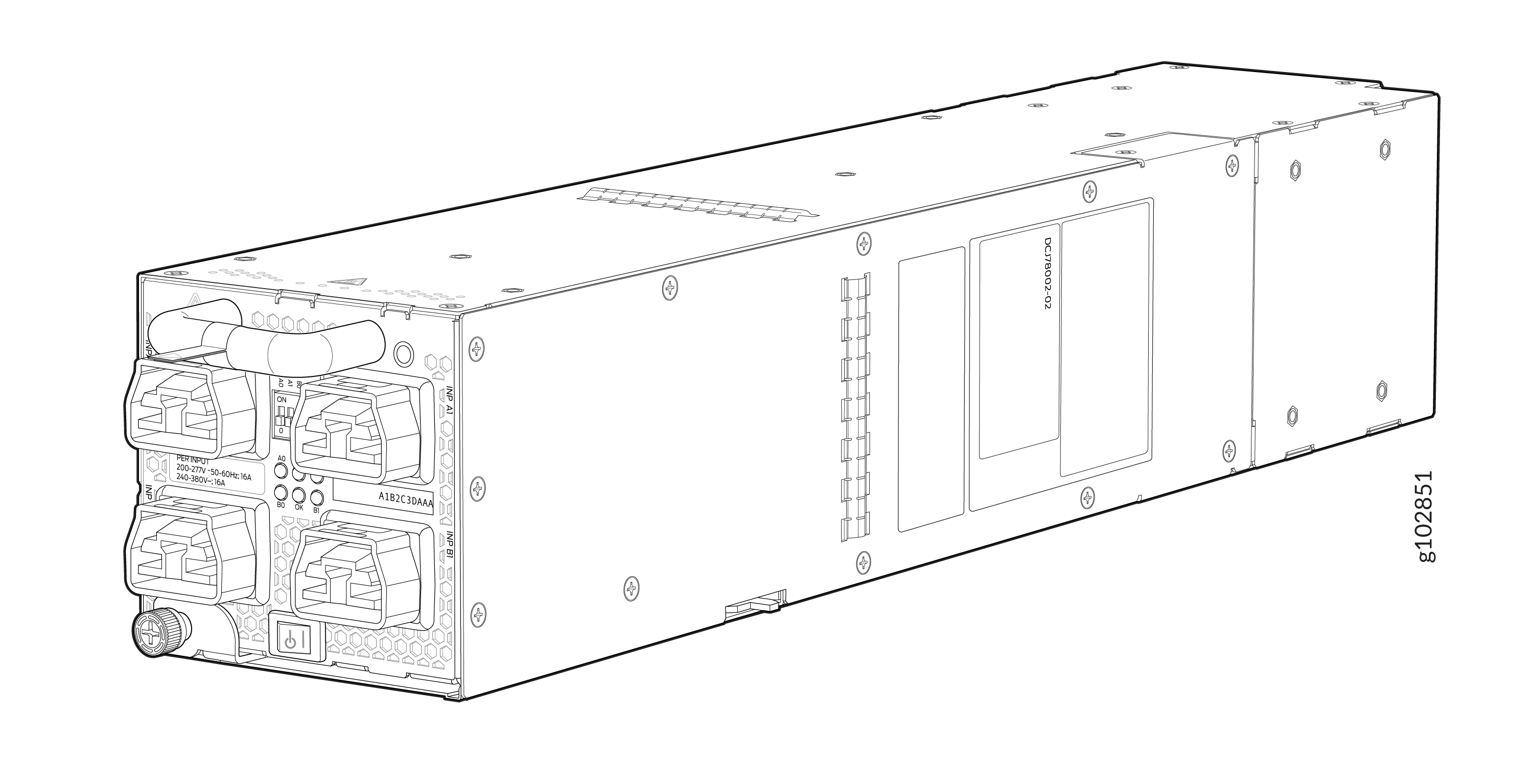 JNP10K-PWR-AC3H Power Supply (HVAC/DC)