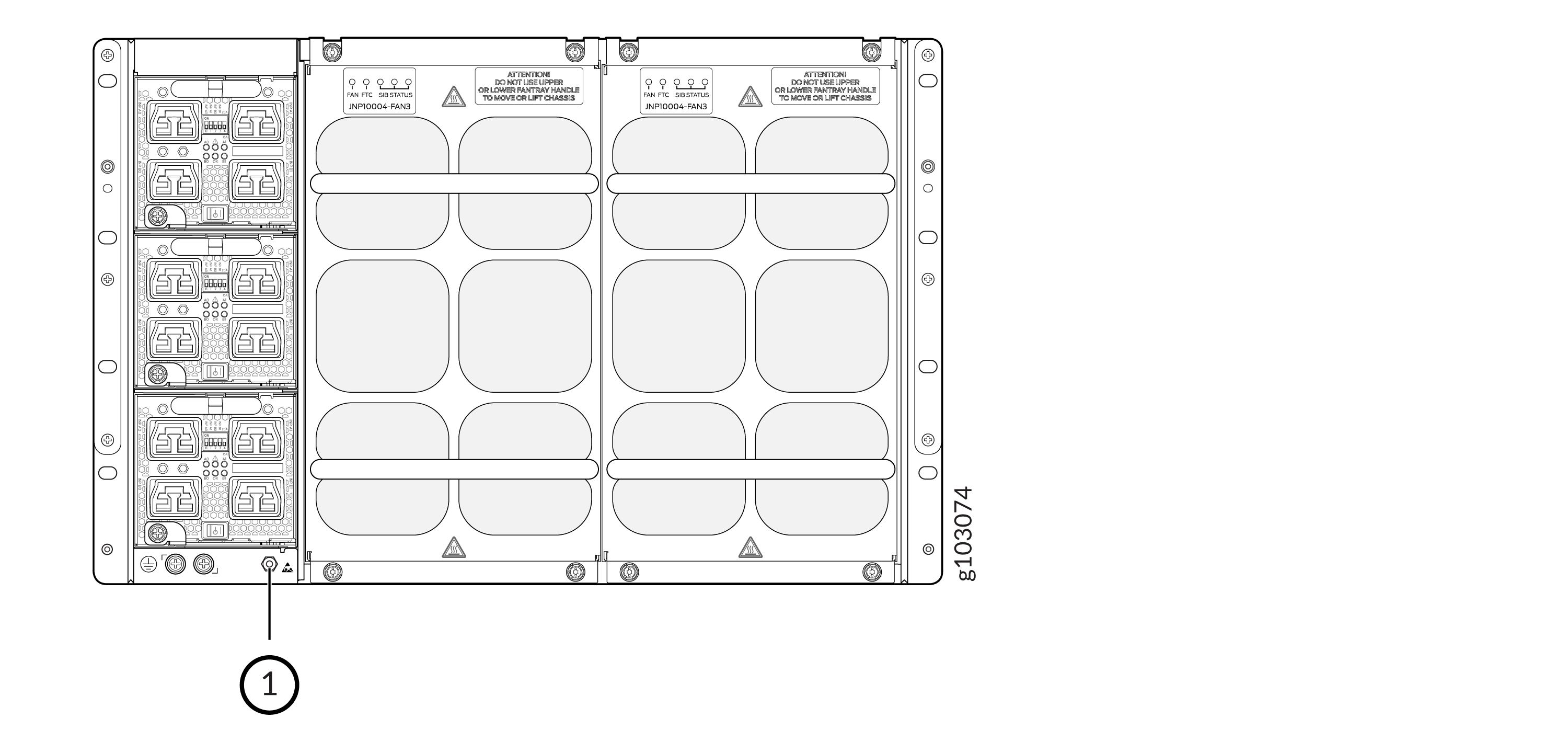 ESD Point on the Rear of the PTX10004