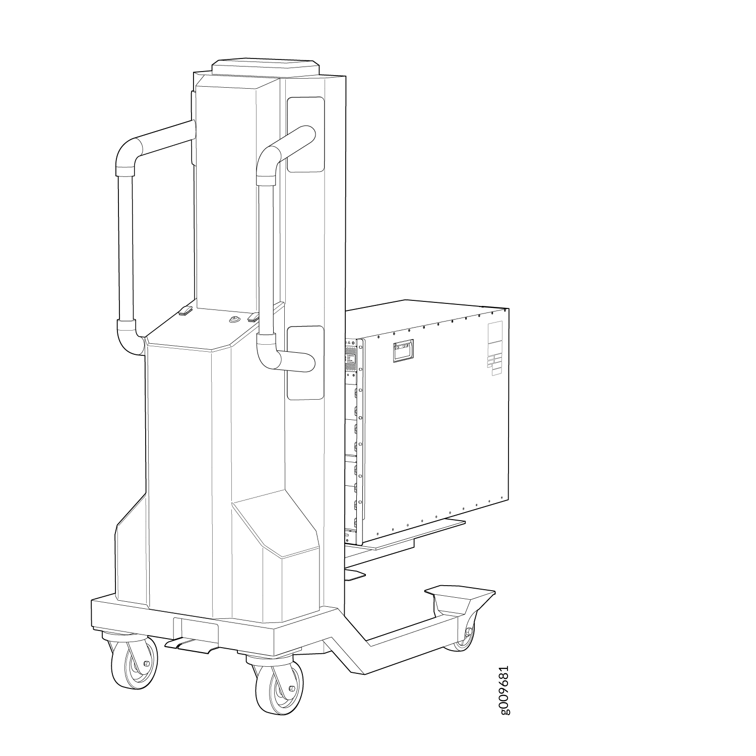 Load the PTX10008 onto a Mechanical Lift